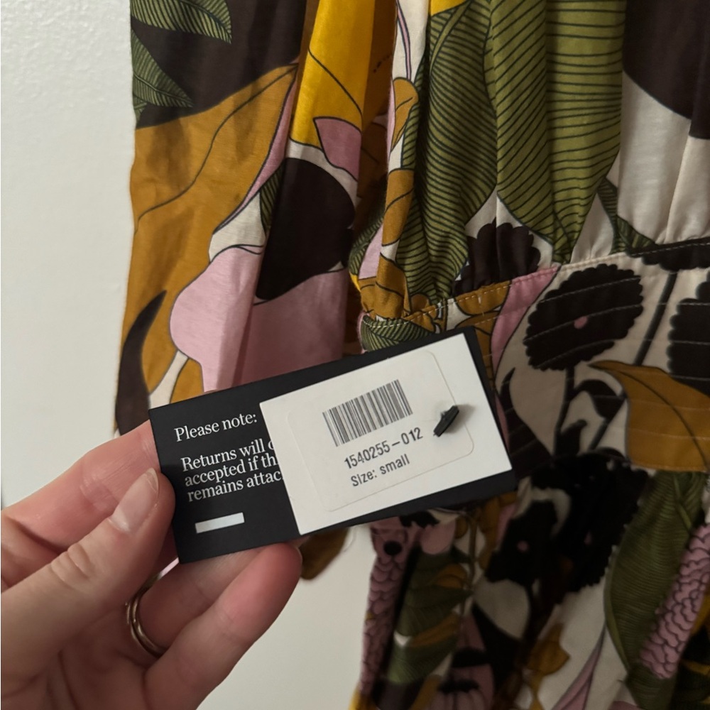 NWT La Double J S Margherita printed cotton and silk-blend mini dress - Picture 9 of 13